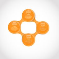 metaball colorful round diagram infographics N128