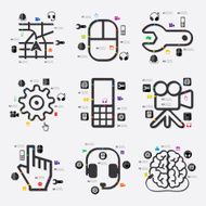 technology infographic N45