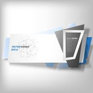 Infographic banner origami styled vector N26