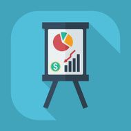 Flat modern design with shadow board information graphics N3