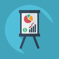 Flat modern design with shadow board information graphics N4