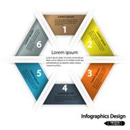 Modern infographics options banner N606