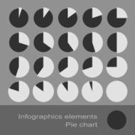Circle Diagram Pie Infographic Elements N4