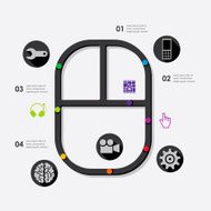 technology infographic N46
