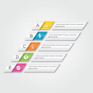 Business infographic design template N2