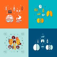 Medical flat infographic N76