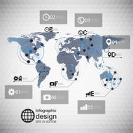 Infographic template for business design triangle design vector illustration N7