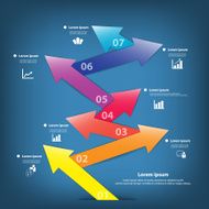 Colorful vector design for workflow layout N28