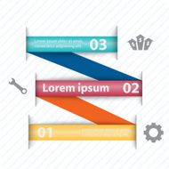 Colorful vector design for workflow layout N29