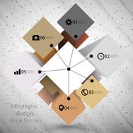 infographic cube box for business concepts modern template vector N10