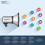 Infographics business solutions design template