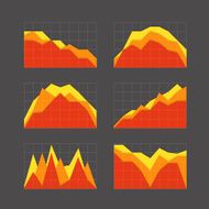 Graphic business ratings and charts collection