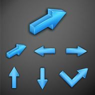 Metallic arrows