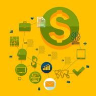 business flat infographic N126