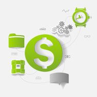 business sticker infographic N95