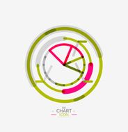 Line graph chart icon N61