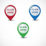 Pointer button set