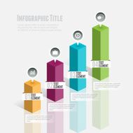 3D Graphic Bar Infographic