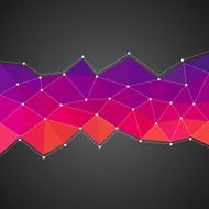 Abstract Triangle Creative Design Modern Art