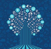 Digital Technologic Lines Cloud Computing