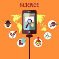 Science infographic flat design N2