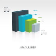 Vector for infographic or web design 4 color