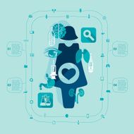 Medical flat infographic N79