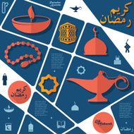 flat infographic Ramadan Kareem N75