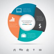 Modern Infographics circle N7