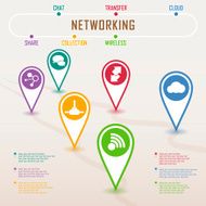 Location concept infographic templates