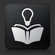 Black Square Button with Reading Idea N2