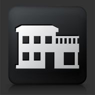 Black Square Button with Home Icon N20