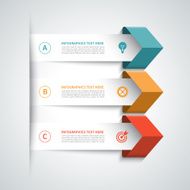 Modern infographics banner N3