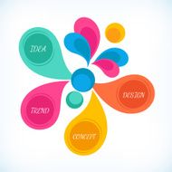 Infographics background template