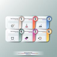 Modern infographics options banner N612