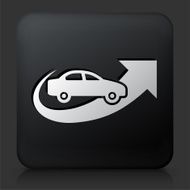 Black Square Button with Car Progress
