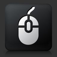 Black Square Button with Computer Mouse Icon N15