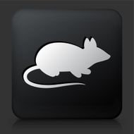Black Square Button with Mouse Icon N2