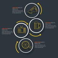 Entertainment concept on blackboard background clean vector