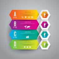 Infographics vector design template N317