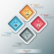 Modern Infographics Process Template N16
