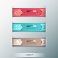 Modern infographics options banner N620