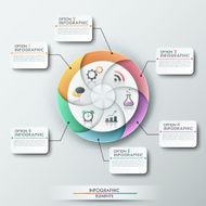 Modern infographics options banner N623