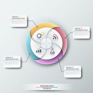 Modern infographics options banner N624