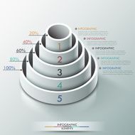 Modern infographics options banner N625