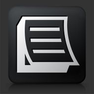 Black Square Button with Reminders Icon