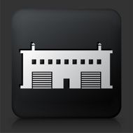 Black Square Button with Building Icon N37