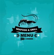 Seafood cafe menu grill N5