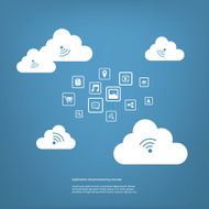 Cloud Computing Concept Vector Illustration N10