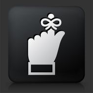 Black Square Button with Reminder Icon N2
